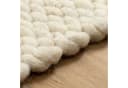Steffensmeier Wollteppich Nellenberg Creme Handwebteppich Fusselstopp Bild 4