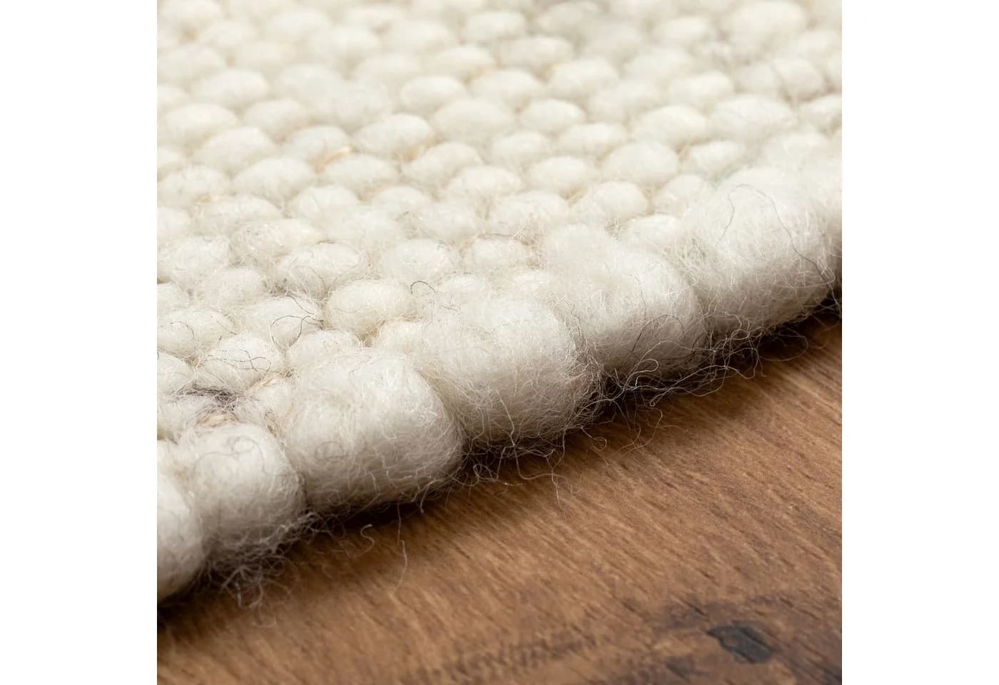 Steffensmeier Handwebteppich Kos Schurwolle Jute Beige - Bild 3