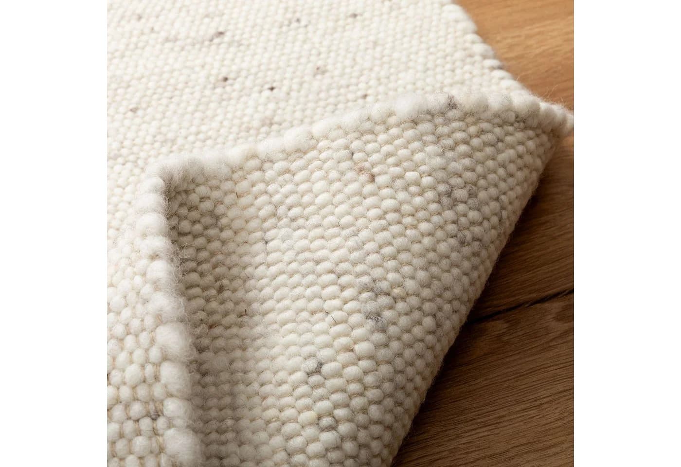 Steffensmeier Handwebteppich Kos Schurwolle Jute Beige - Bild 4