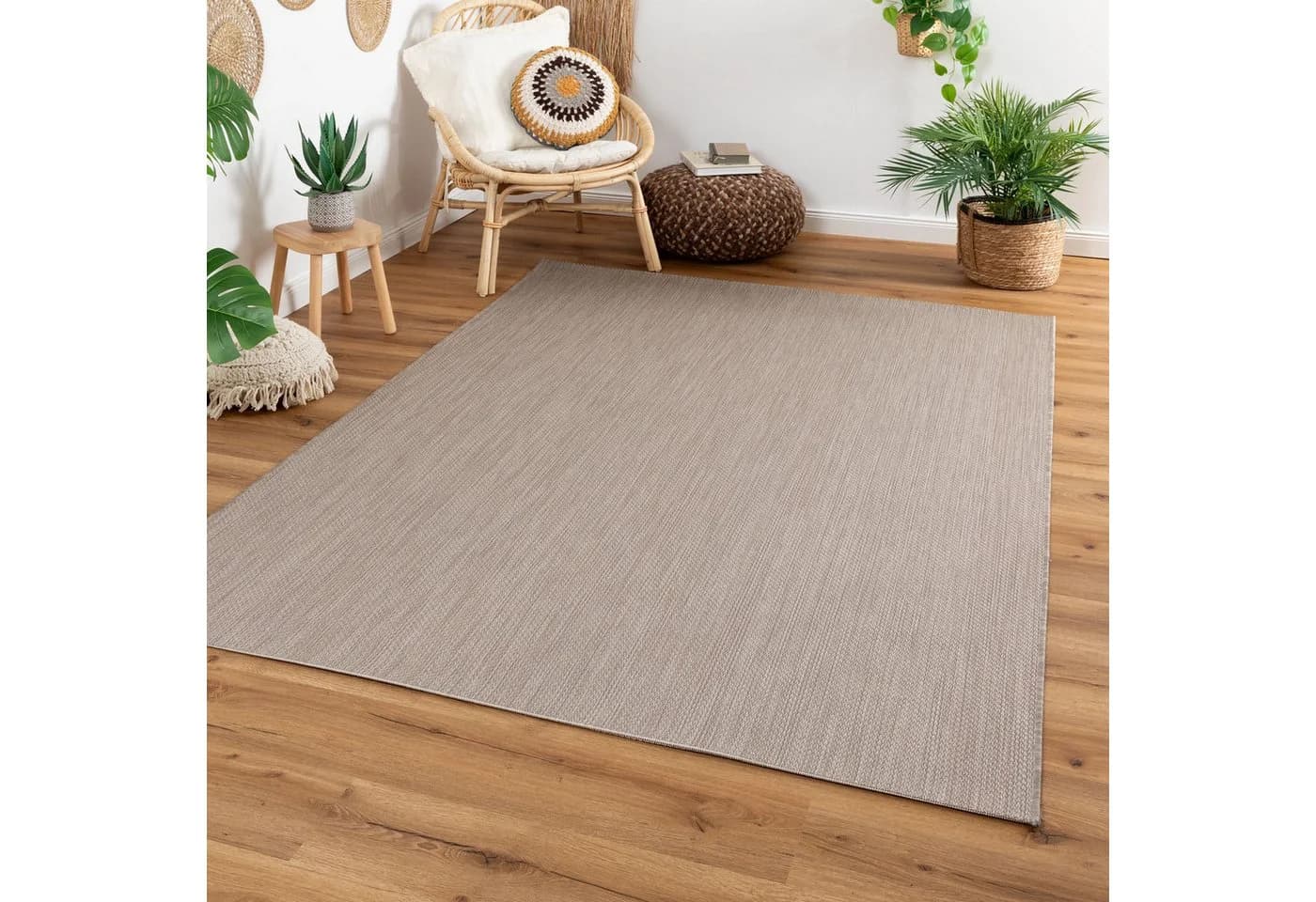 Steffensmeier Teppich Melbu Taupe In- und Outdoor wasserfest - Bild 2