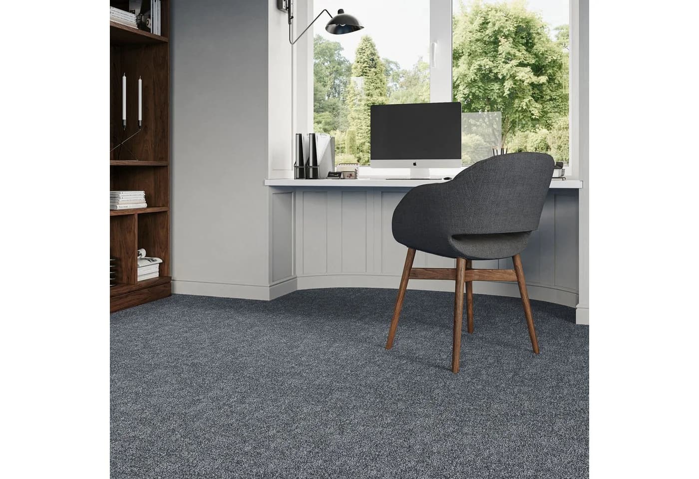 Steffensmeier Teppichfliese Richmond Grau 50x50 cm - Bild 2