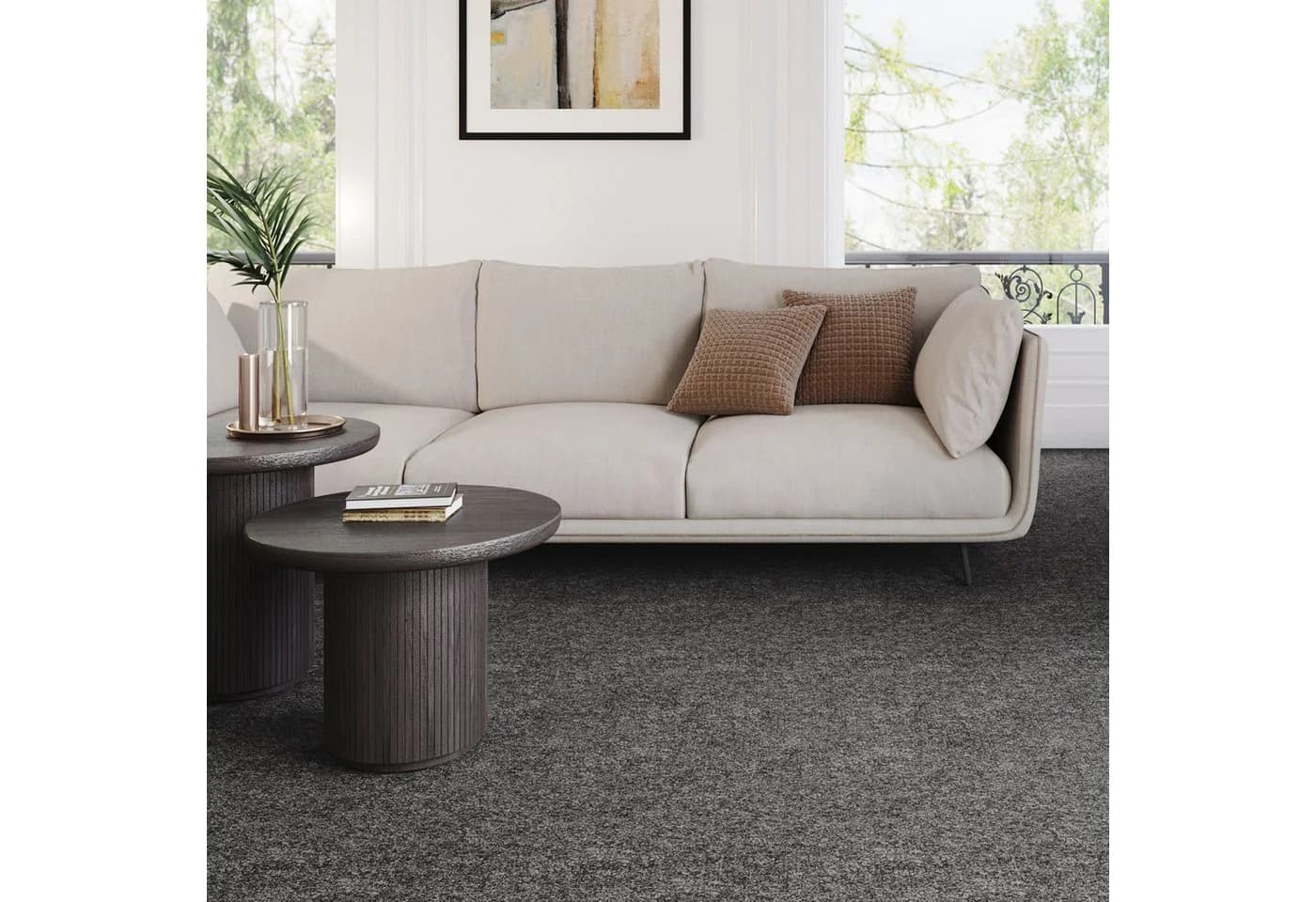 Steffensmeier Teppichfliese Richmond Anthrazit 50x50 cm Paket - Bild 2