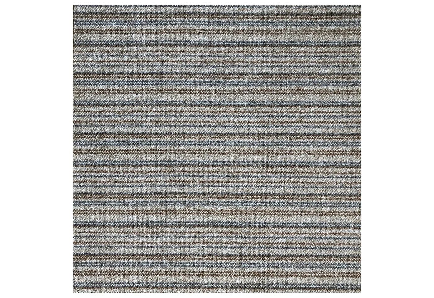 Steffensmeier Teppichfliese Chicago Braun Meliert 50x50 cm - Bild 2