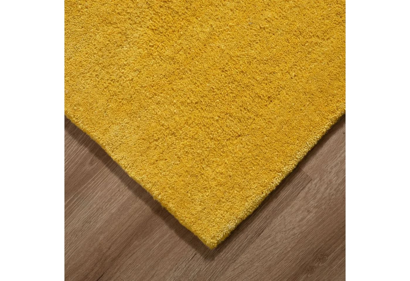 Steffensmeier Wollteppich Jaipur Rund Gold Gabbeh Handgetuftet - Bild 3