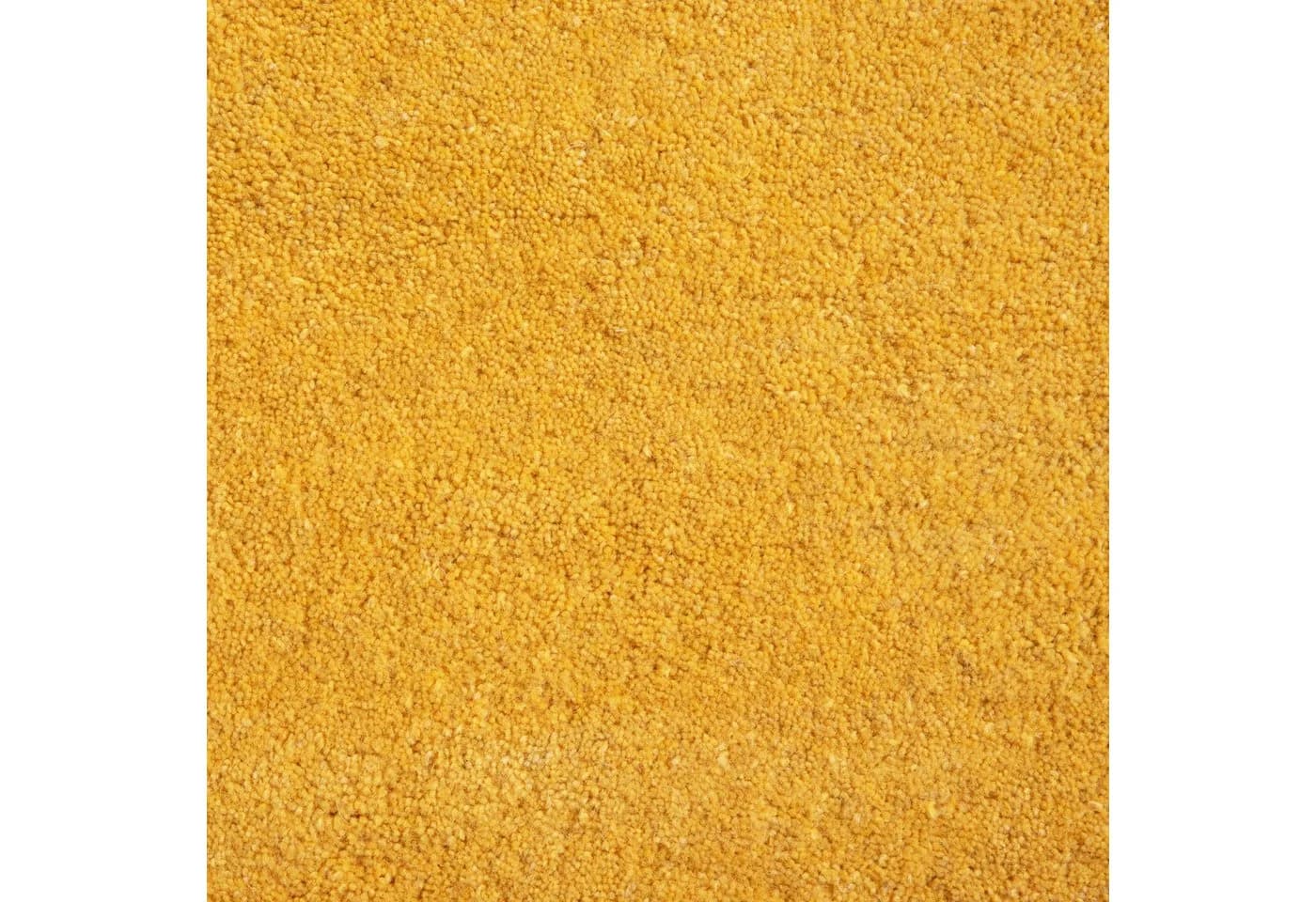 Steffensmeier Wollteppich Jaipur Rund Gold Gabbeh Handgetuftet - Bild 4