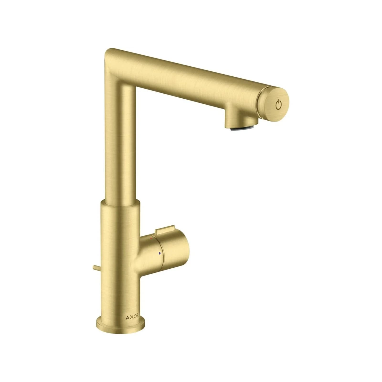 Hansgrohe Axor Uno Waschtischarmatur 45016950 Ausladung 160mm, mit Zugstangen-Ablaufgarnitur, Gold