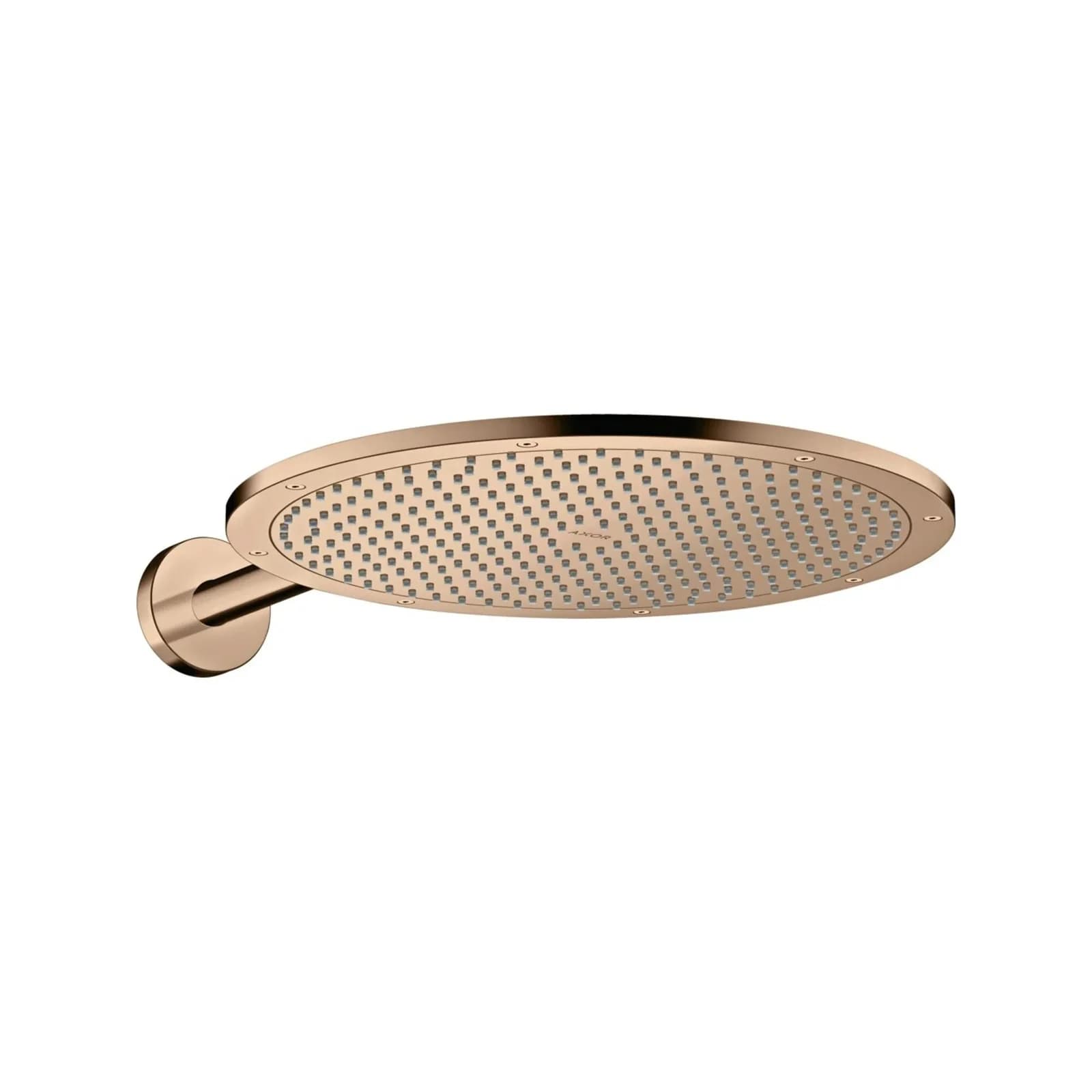 Hansgrohe Axor Kopfbrause 26034300 mit Brausearm, Wandmontage, Polished Red Gold