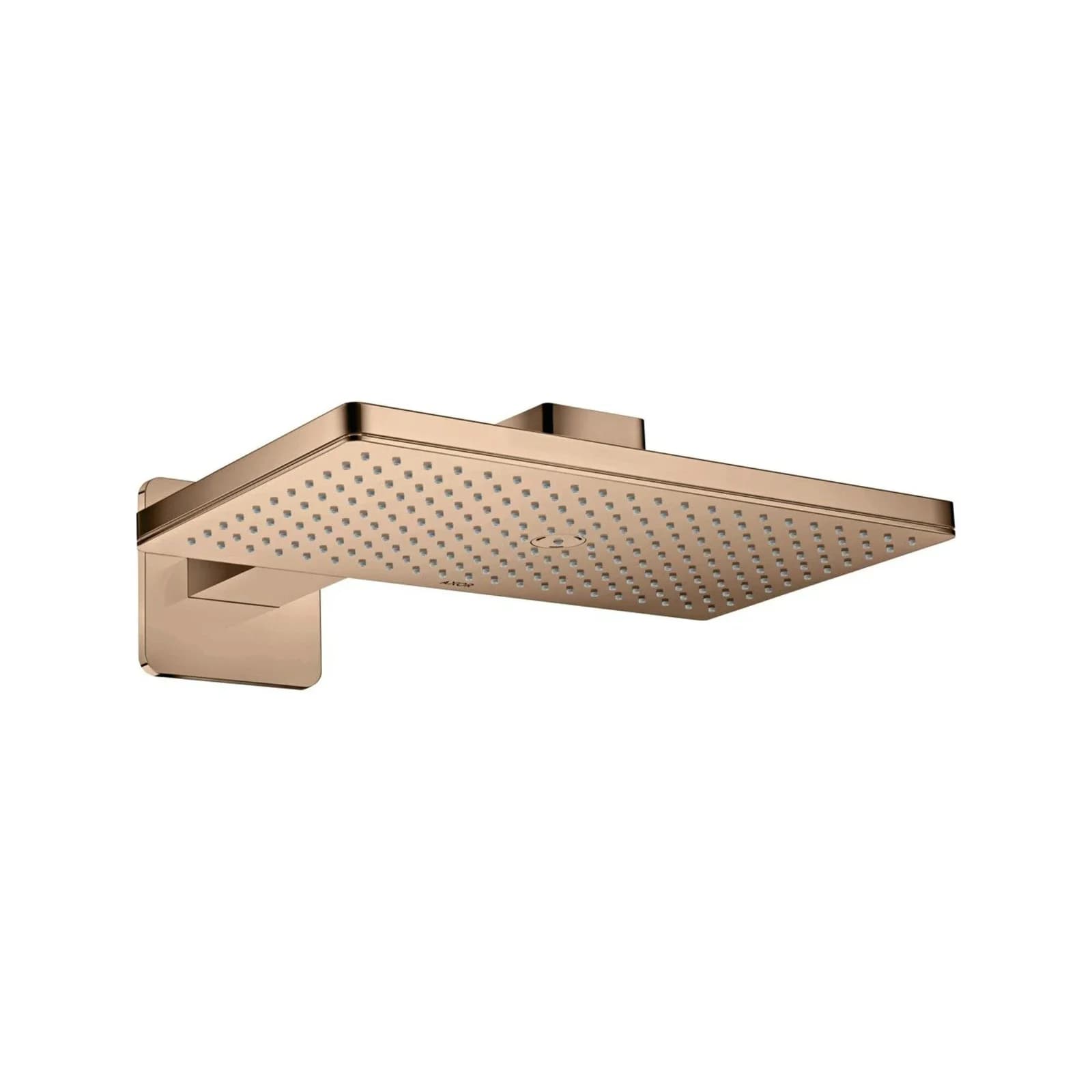hansgrohe Axor Kopfbrause 35274300 mit Brausearm, Rosette, polierte rote Goldfarbe