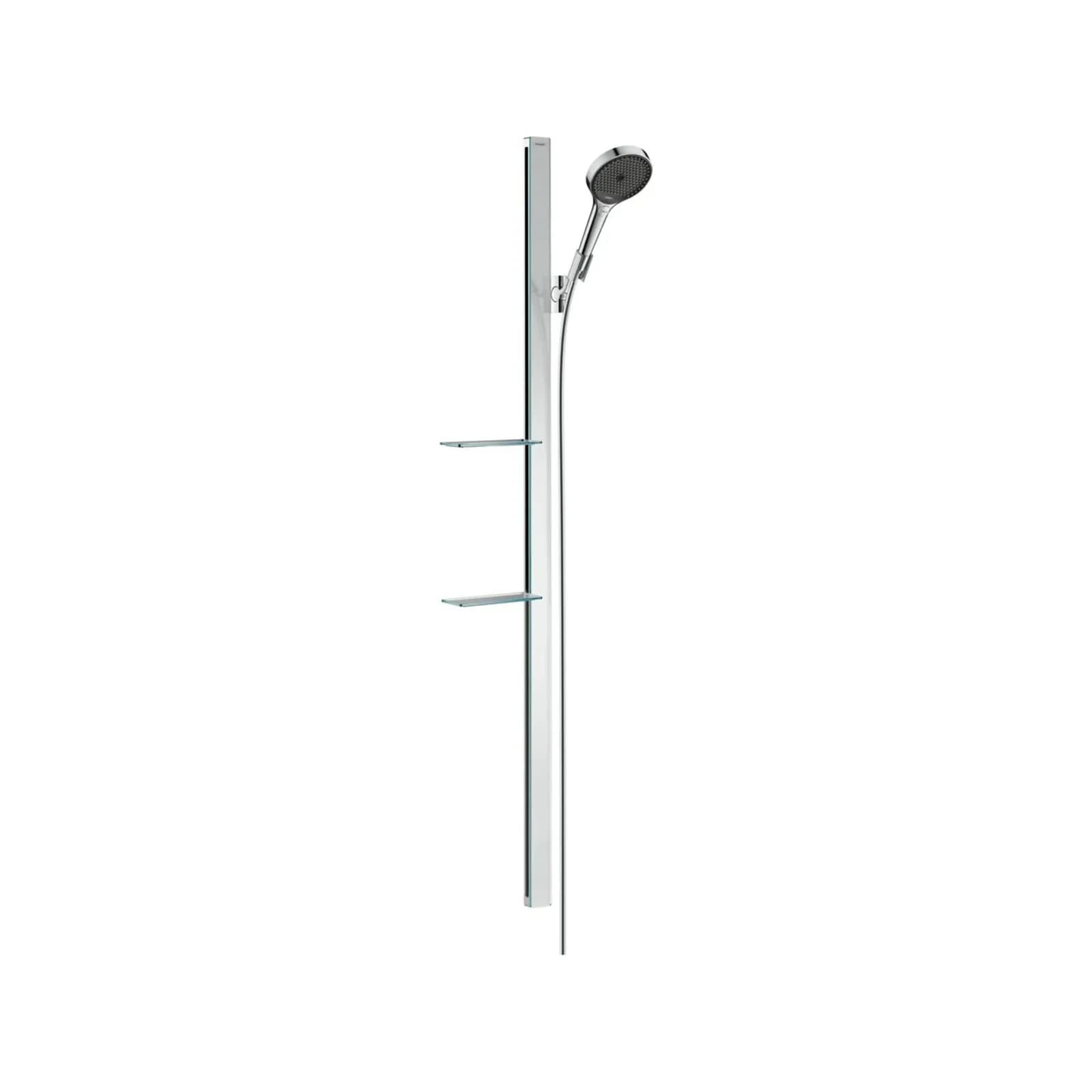 Hansgrohe Rainfinity 130 3jet Brauseset 27674000 Brausekopf 130mm, Brausestange 150cm, 9 l/min, chrom