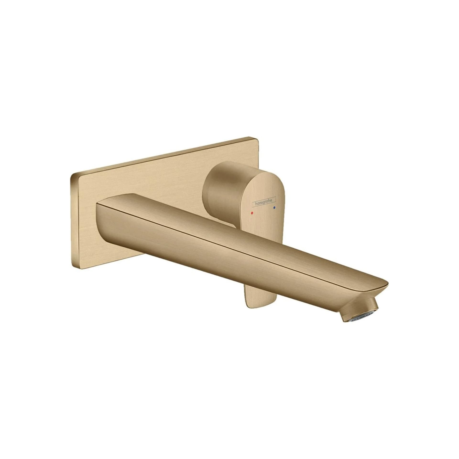 Hansgrohe Talis E Fertigmontageset 71734140 Unterputz-Waschtischeinhebelmischer, brushed bronze, Auslauf 225 mm