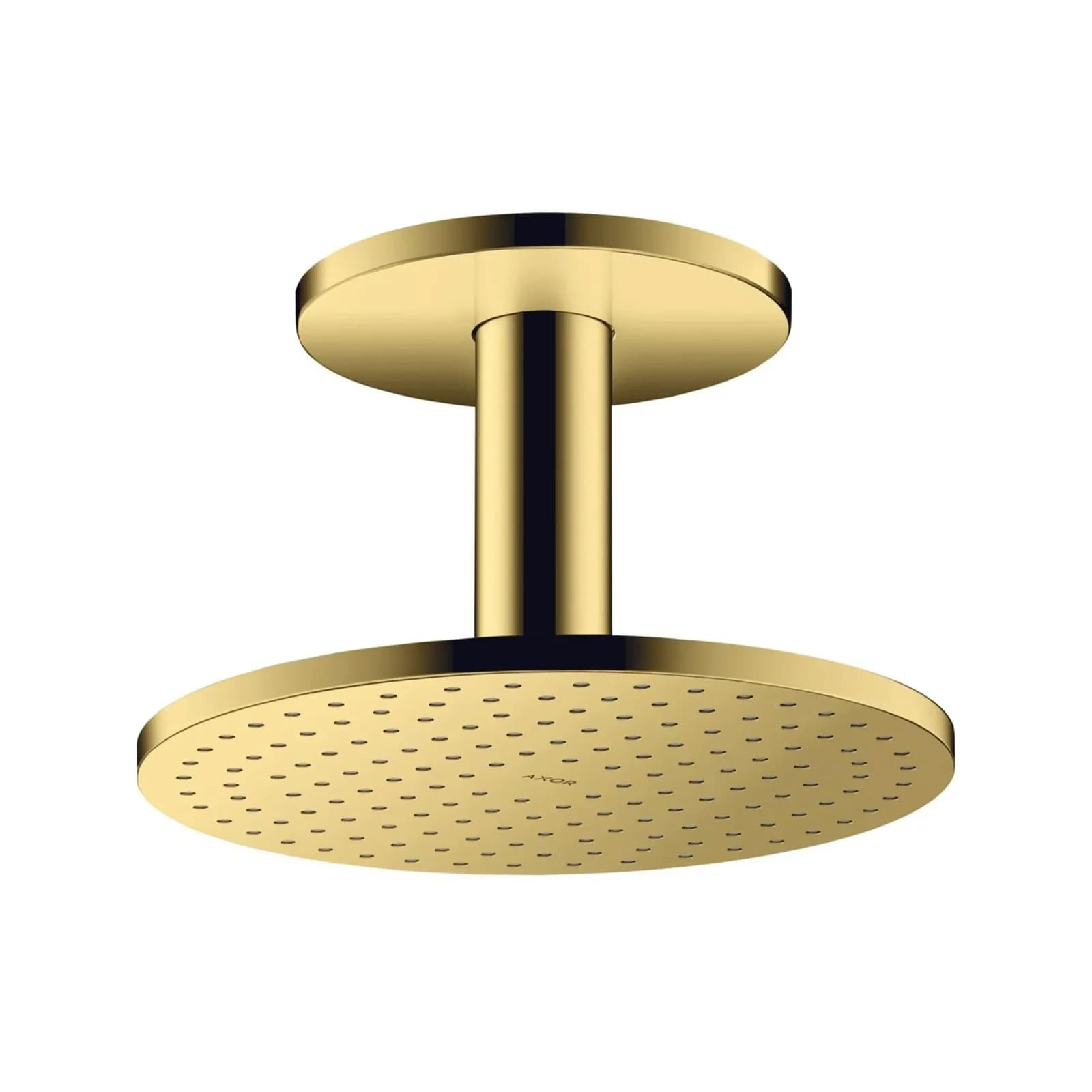 Hansgrohe Axor Kopfbrause 35297990 mit Deckenanschluss, polished gold optic