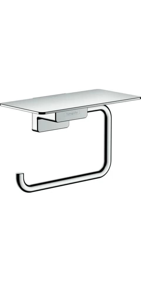 hansgrohe Toilettenpapierhalter mit Ablage Chrom Wandmontage