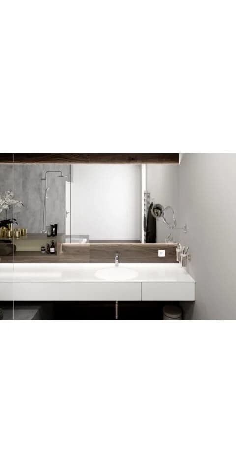 Hansgrohe Vernis Blend 100 Waschtischarmatur 71559000 mit Metall Zugstangen-Ablaufgarnitur, chrom - Bild 3