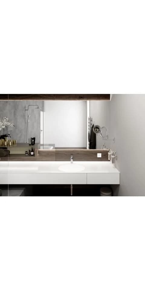 Hansgrohe Vernis Blend 100 Waschtischarmatur 71559000 mit Metall Zugstangen-Ablaufgarnitur, chrom - Bild 4