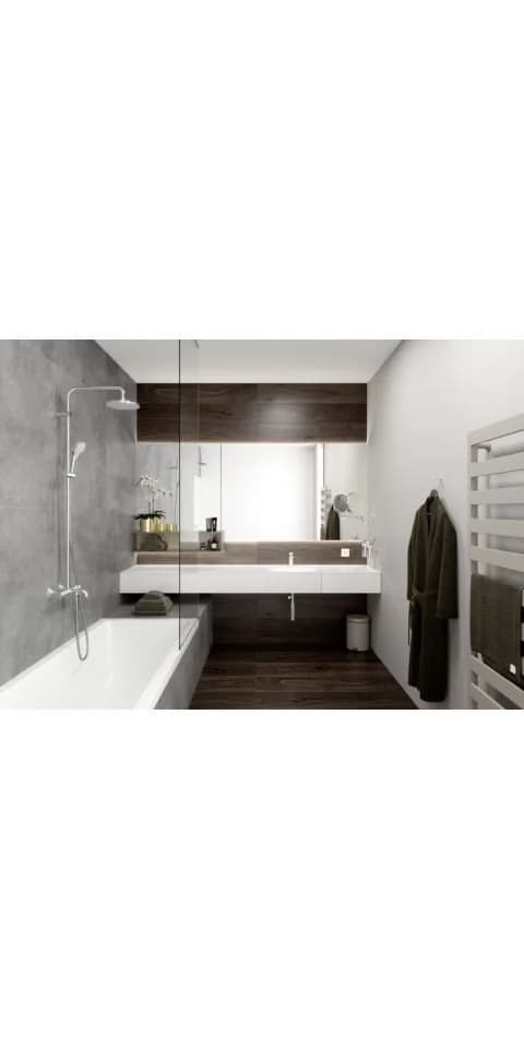 hansgrohe Vernis Blend Waschtischarmatur ComfortZone 100 Silber - Bild 5