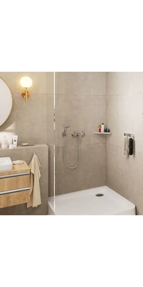 hansgrohe Vernis Blend Brausehalterset 26278000 Handbrause Silber