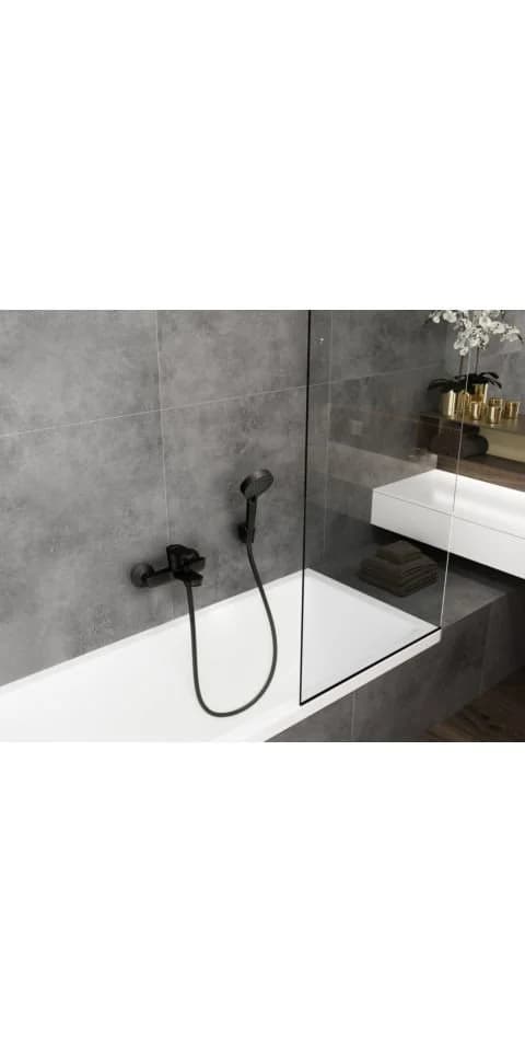 hansgrohe Vernis Blend Wannenarmatur Silber Modern