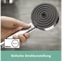 Hansgrohe Handbrause-Set 3 Strahlarten Pulsify Select S Chrom Bild 3