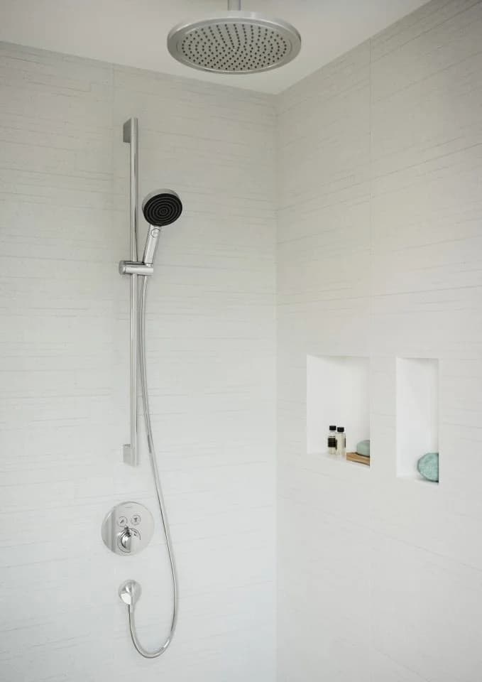 hansgrohe B-S Pulsify Sel. 105 EcoSmart Handbrause mit Braustange Chrom - Bild 5