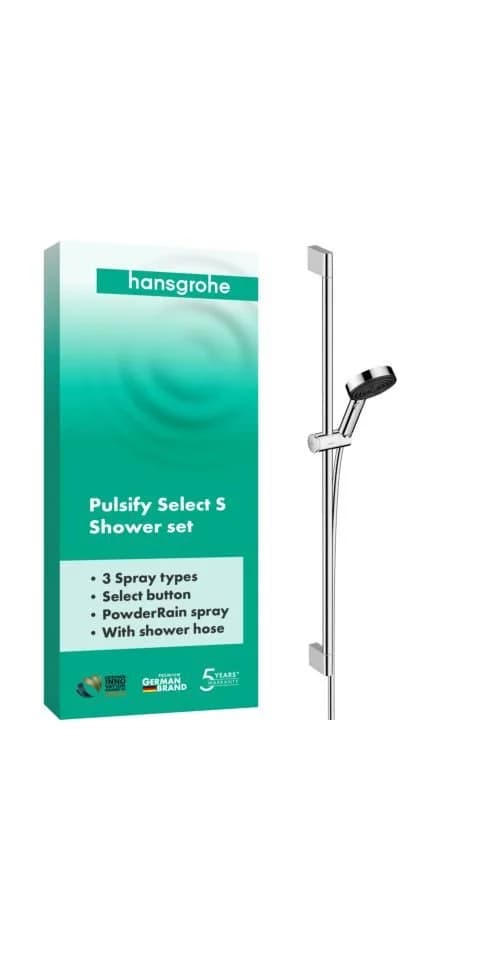 Hansgrohe Pulsify Select S Brauseset 3jet, Relaxation, mit Brausestange 90cm, chrom - Bild 2