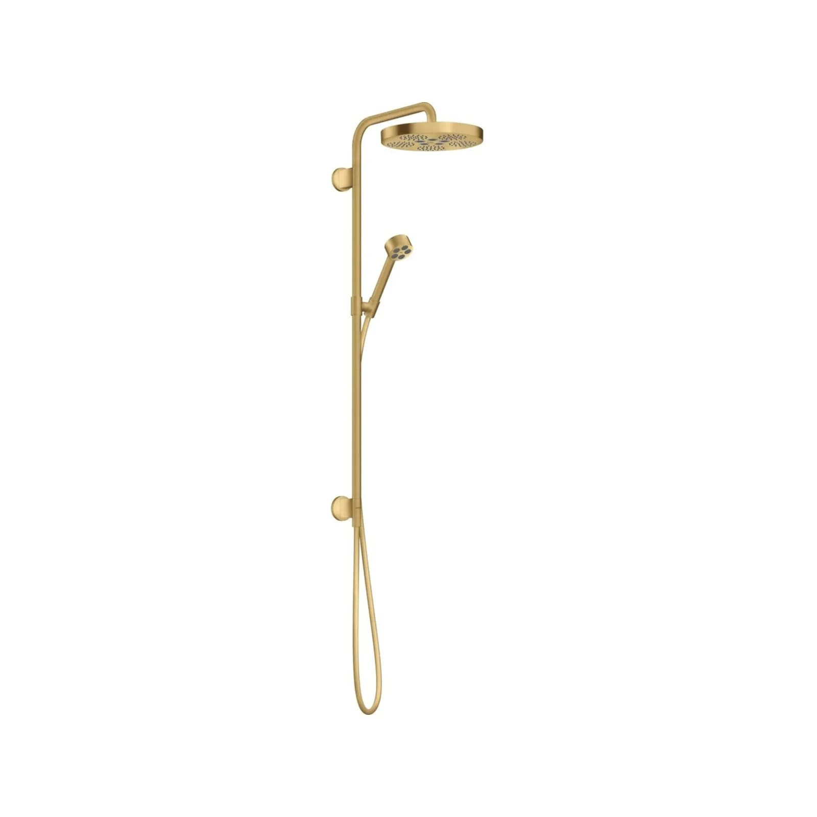 hansgrohe Axor One Fertigmontageset 48790250 Unterputz-Showerpipe mit Handbrause 280mm 1jet Gold