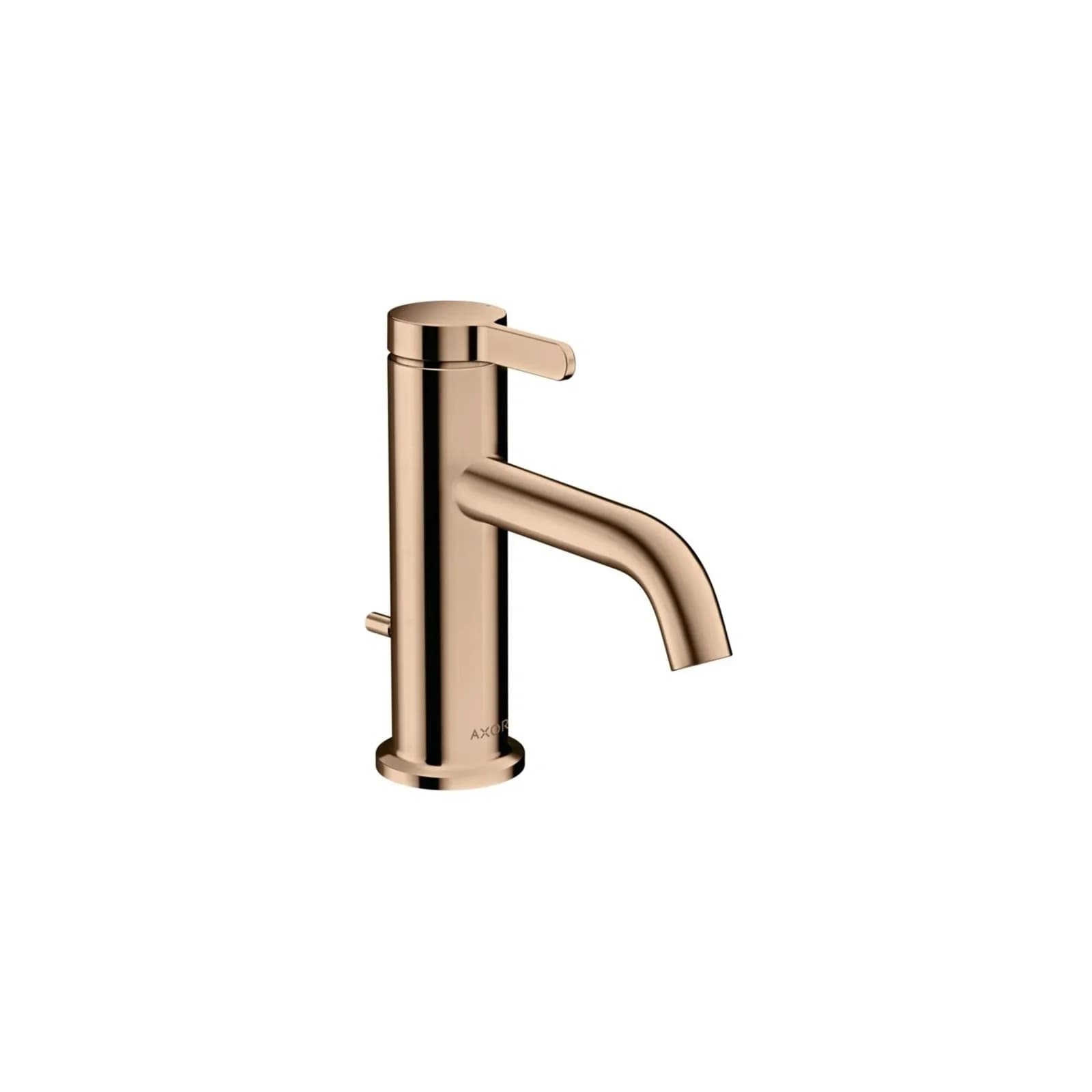 Hansgrohe Axor One Waschtischarmatur 48000300 Ausladung 130mm, Zugstangen-Ablaufgarnitur, Polished Red Gold