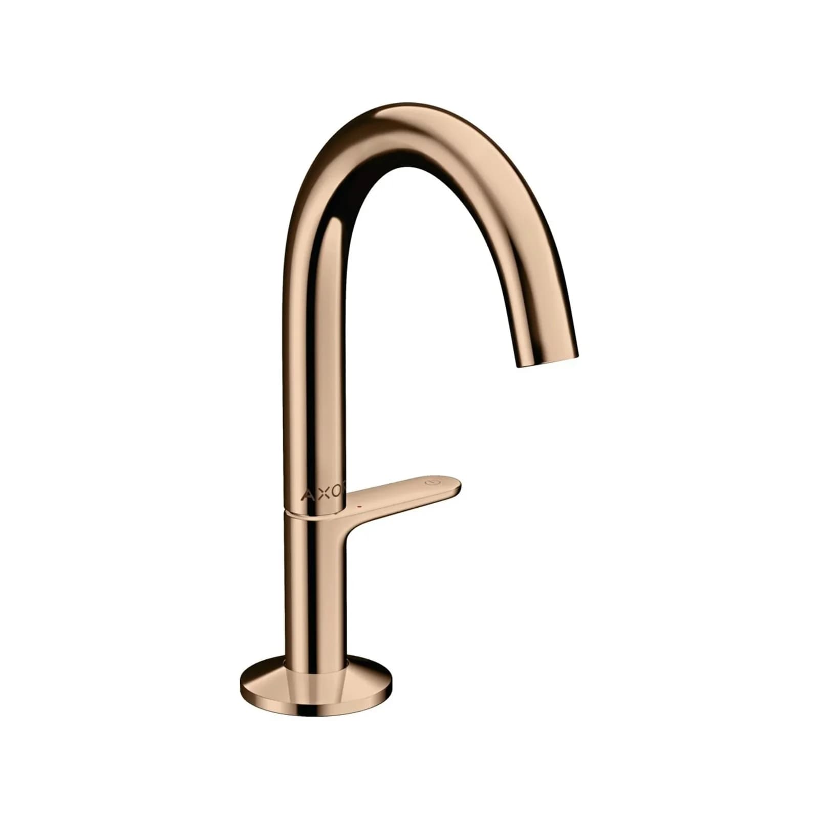 Hansgrohe Axor One Waschtischarmatur 48010300 Push-Open-Ablaufgarnitur Polished Red Gold