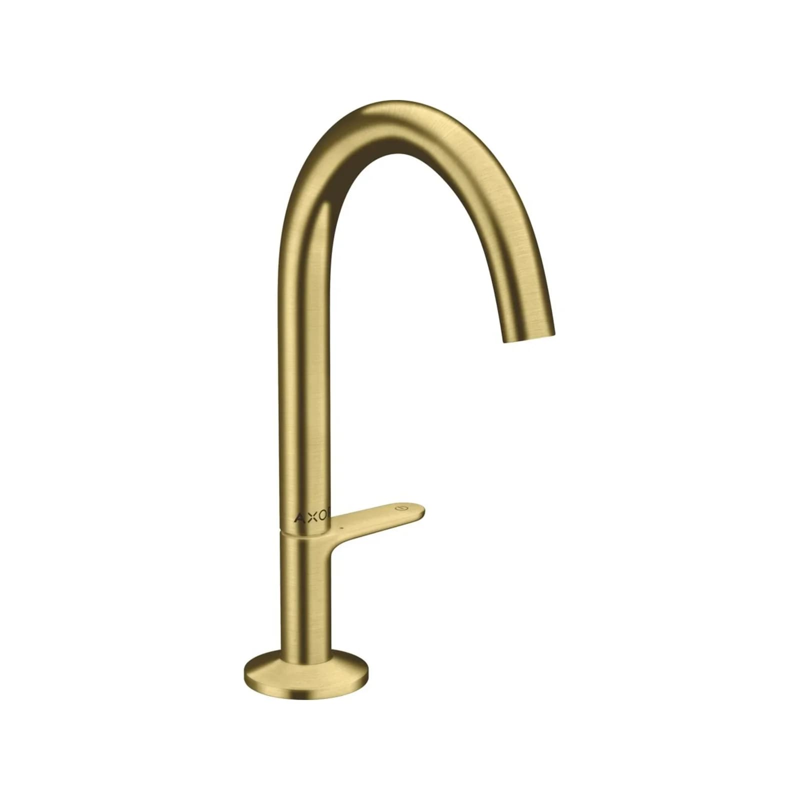 Hansgrohe Axor One Waschtischarmatur 48020950 Ausladung 140mm Push-Open-Ablaufgarnitur Brushed Brass