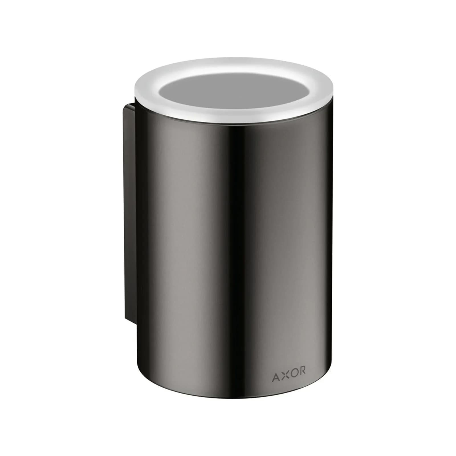 Hansgrohe Zahnputzbecher Axor Universal Circular Wandmontage Schwarz