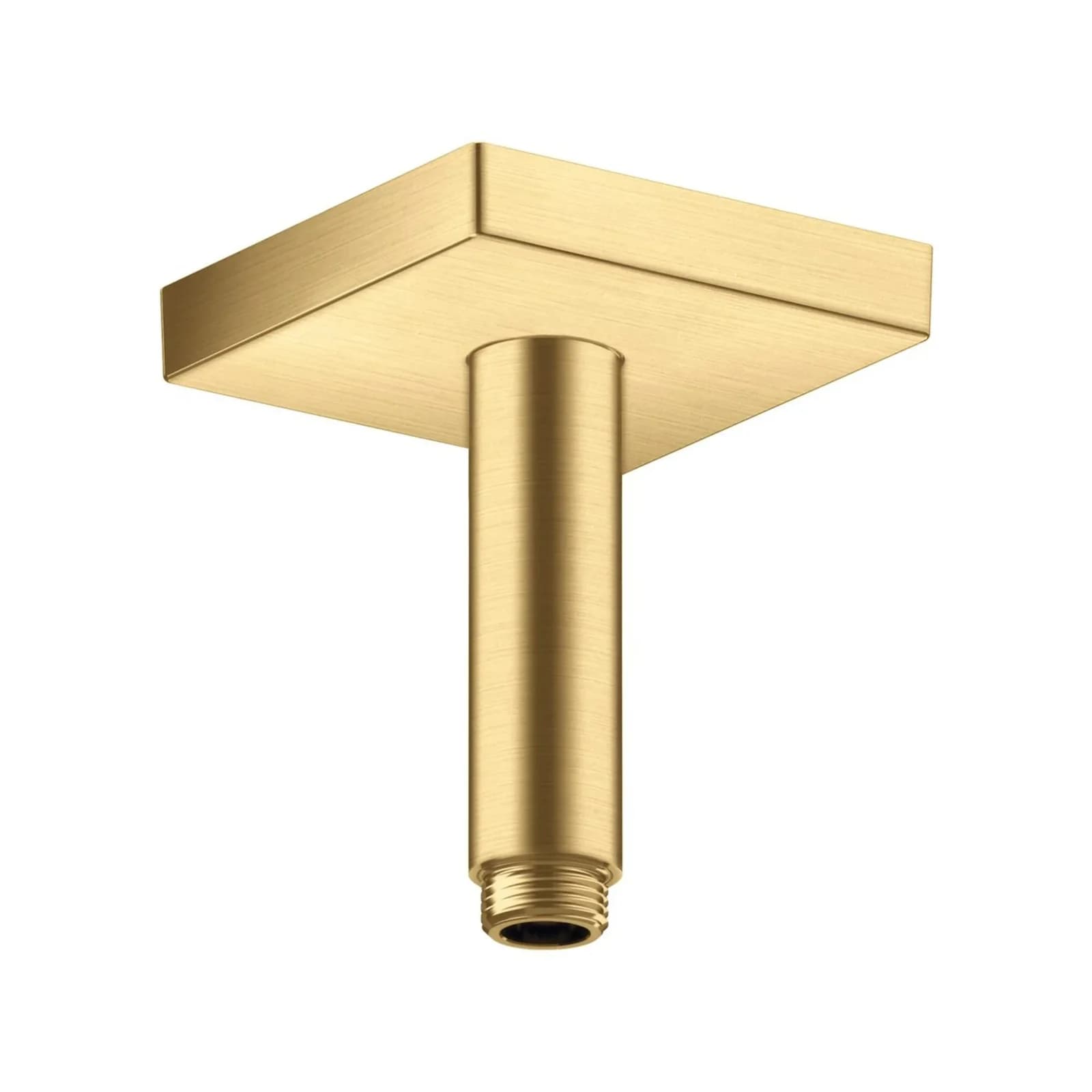 Hansgrohe Deckenanschluss 26437250 100 mm Brushed Gold Optik Eckig