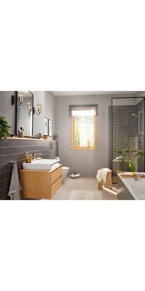 hansgrohe Rebris E Waschtischarmatur Silber Modern - Bild 4