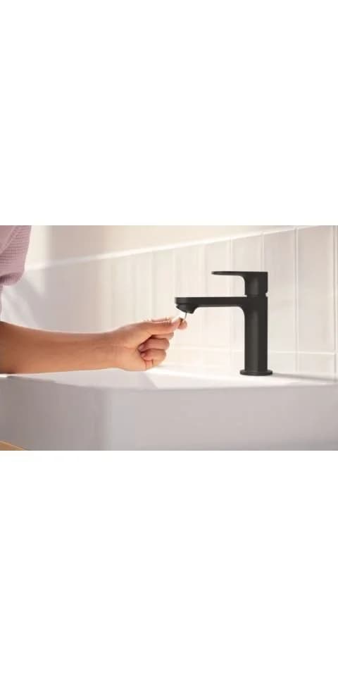 hansgrohe Rebris S Waschtischarmatur Mattschwarz EcoSmart - Bild 4