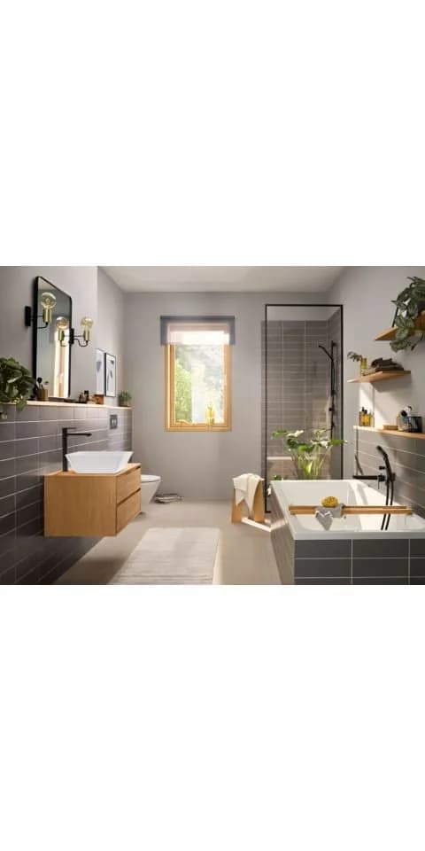 Hansgrohe Rebris E Waschtischarmatur 72591670 Mattschwarz - Bild 3