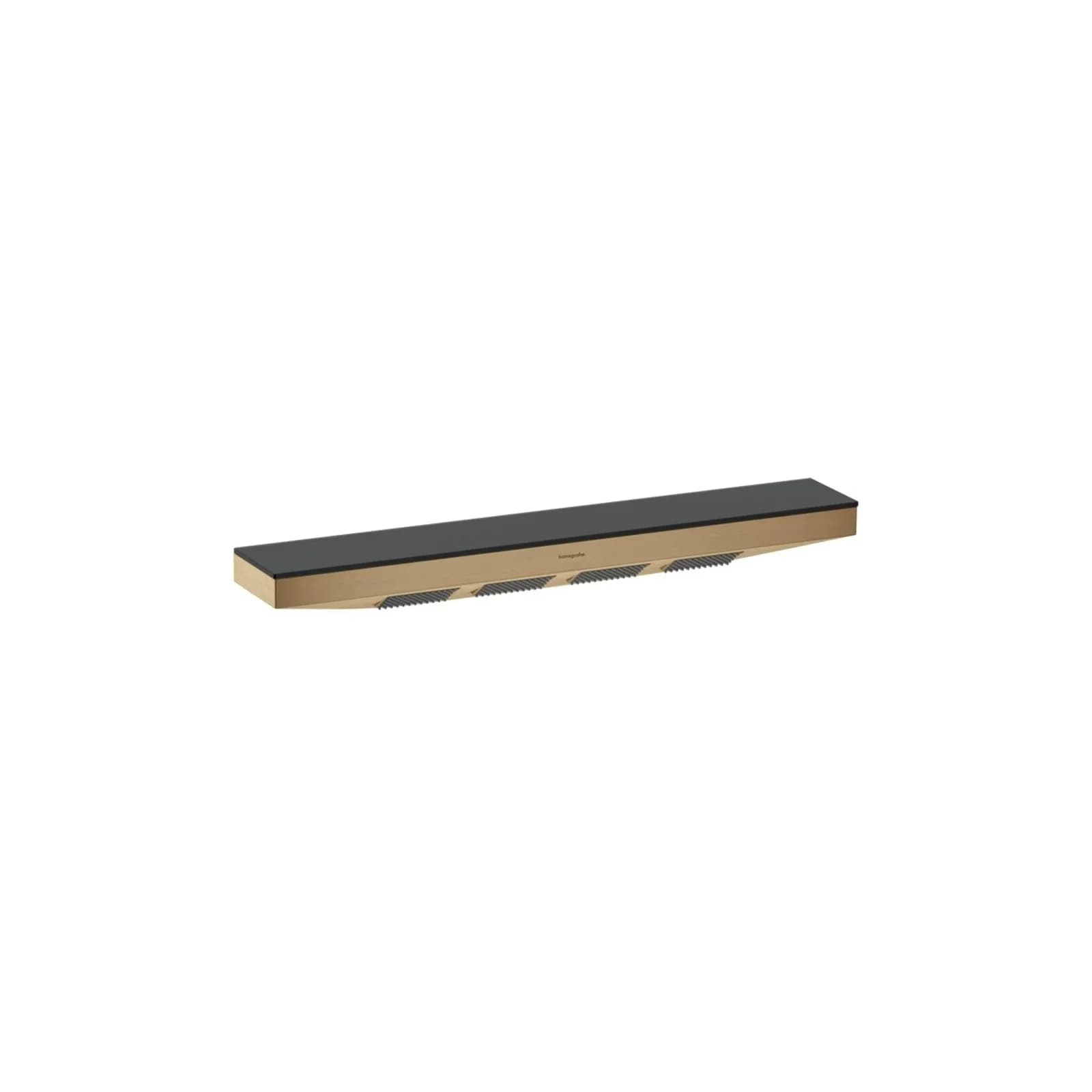 Hansgrohe Rainfinity Schulterbrause 26243140 Brausekopfgröße 502x80mm, mit Duschablage, brushed bronze