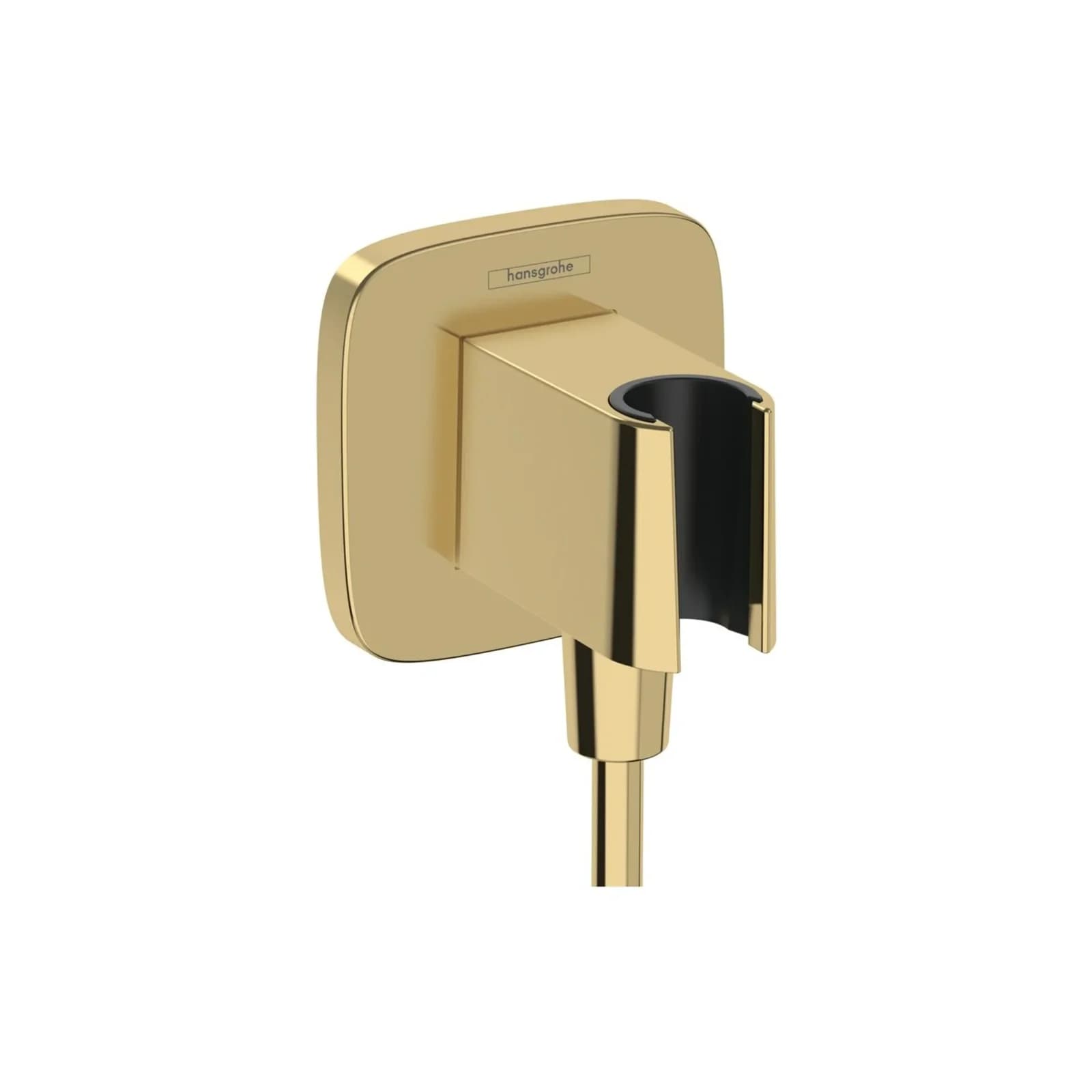 Hansgrohe Fixfit Wandanschluss 26887990 Softsquare Polished Gold Optic