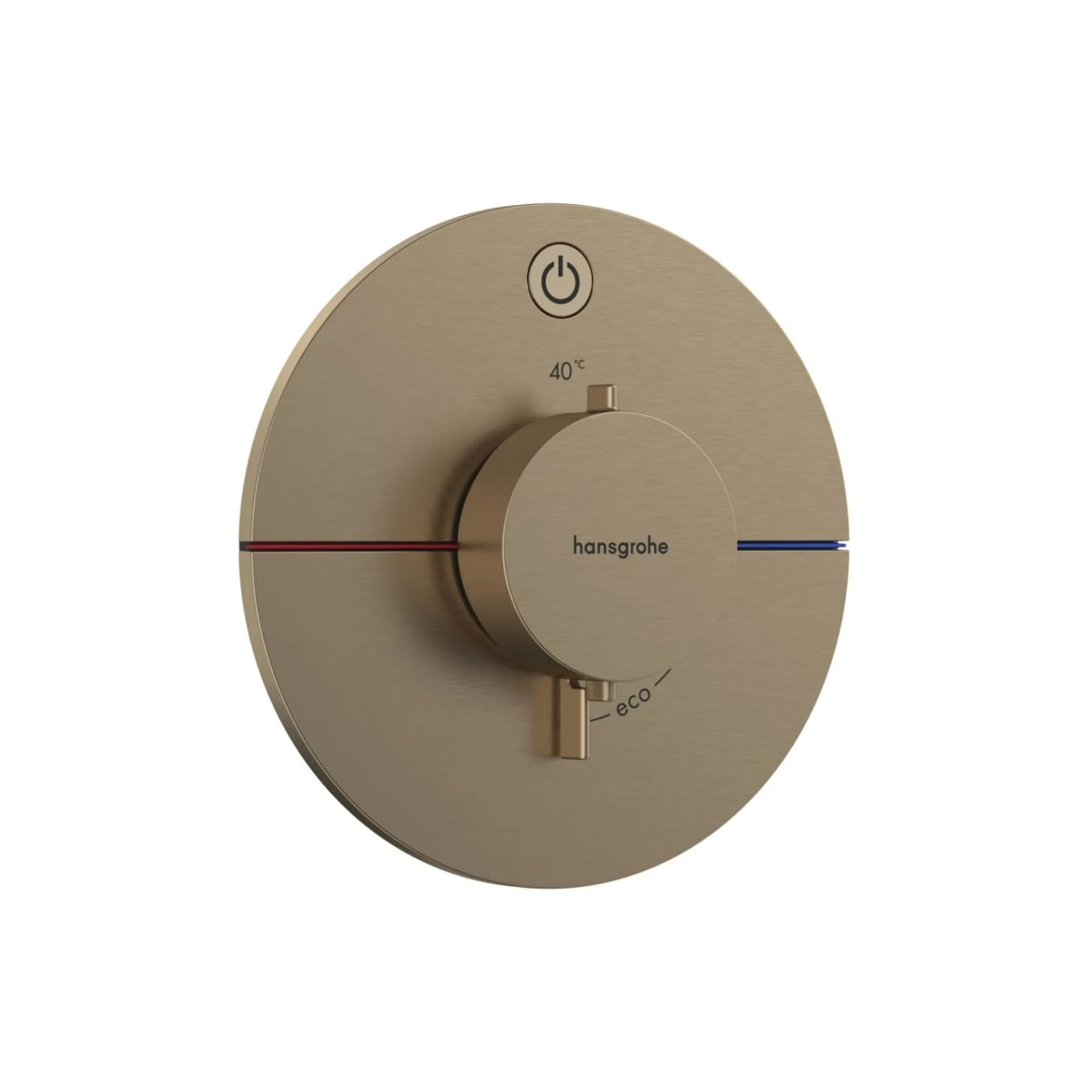 hansgrohe ShowerSelect Comfort S Thermostat 15553140 UP, Thermostatkartusche, Metall, 1 Verbraucher, brushed bronze
