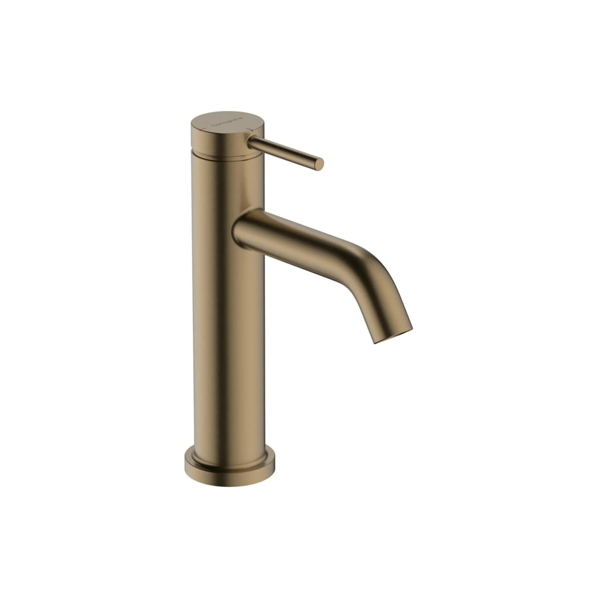 Hansgrohe Tecturis S Waschtischarmatur 73314140 Ausladung 116mm, mit Zugstangen-Ablaufgarnitur, brushed bronze