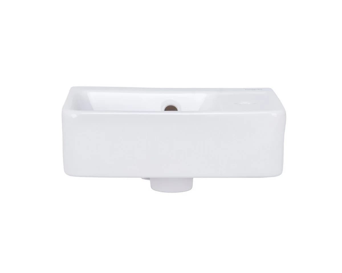 Hansgrohe Handwaschbecken Xanuia Q 360x250mm mit Hahnloch und Überlauf weiß - Bild 3