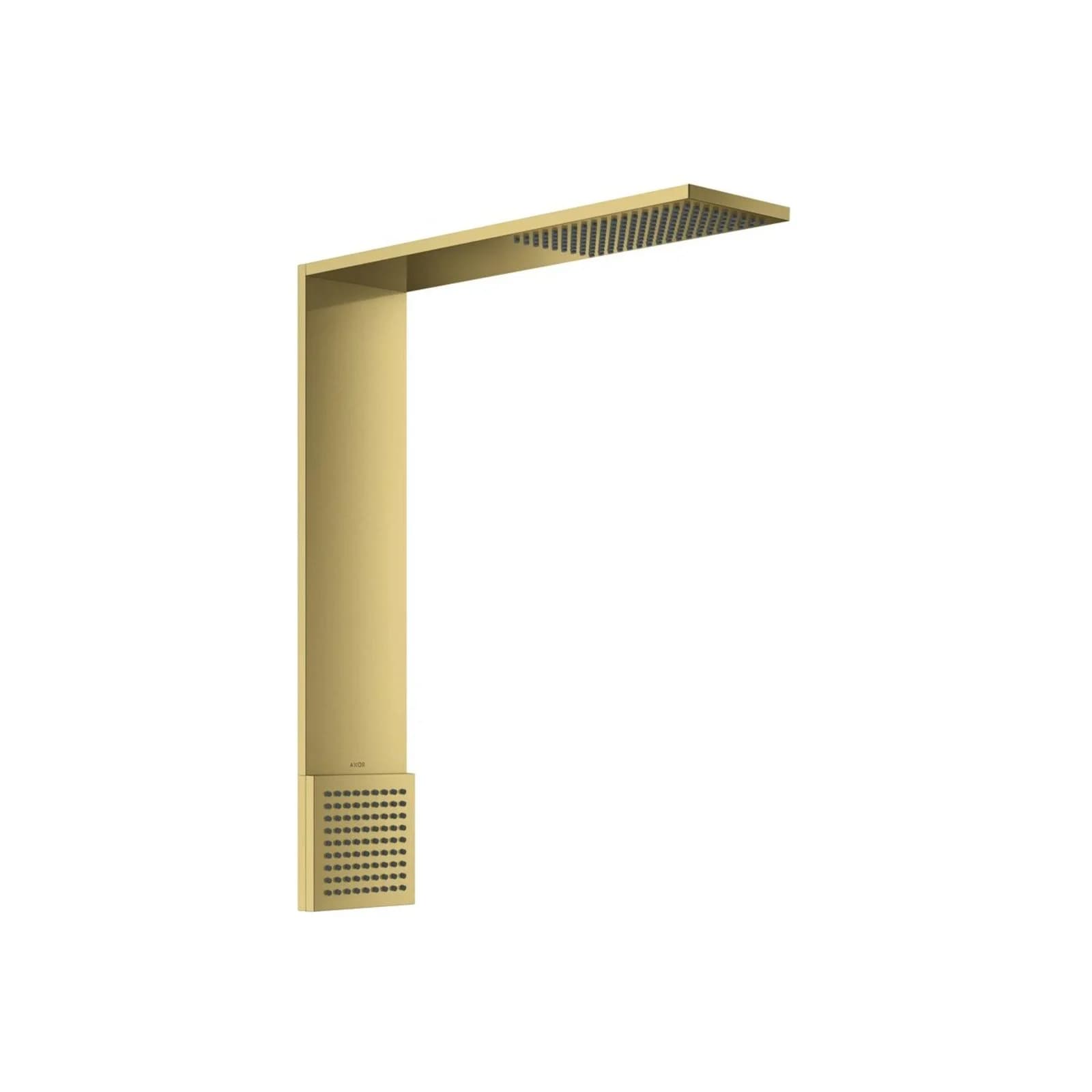 Hansgrohe ShowerComposition Brausenmodul 12593990 250x250mm Wandmontage 1jet mit Schulterbrause Polished Gold Optic