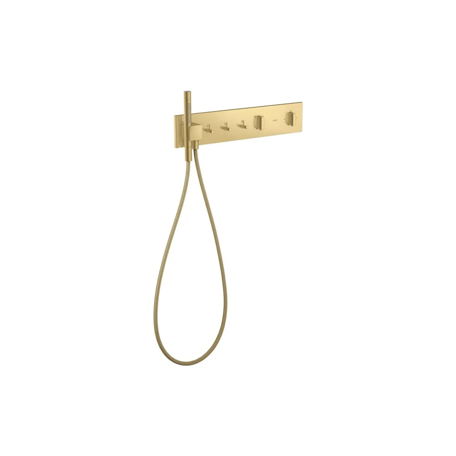 Hansgrohe Thermostatmodul 540/110 Axor ShowerComposition 3 Verbraucher Gebürstetes Gold