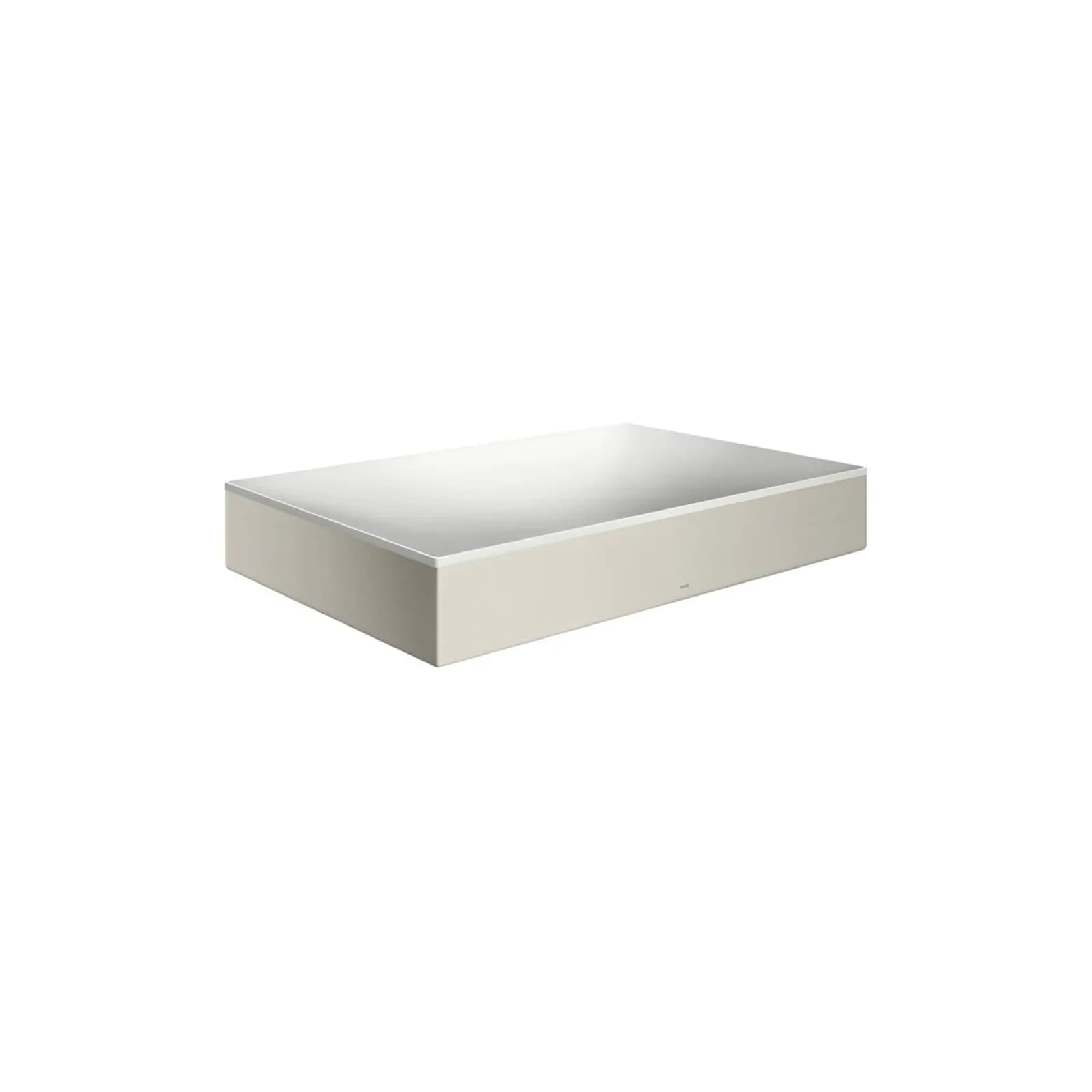 Hansgrohe Aufsatzwaschtisch AXOR Suite Basins&Bathtubs 600x400mm Weiß/Edelstahl-Optik