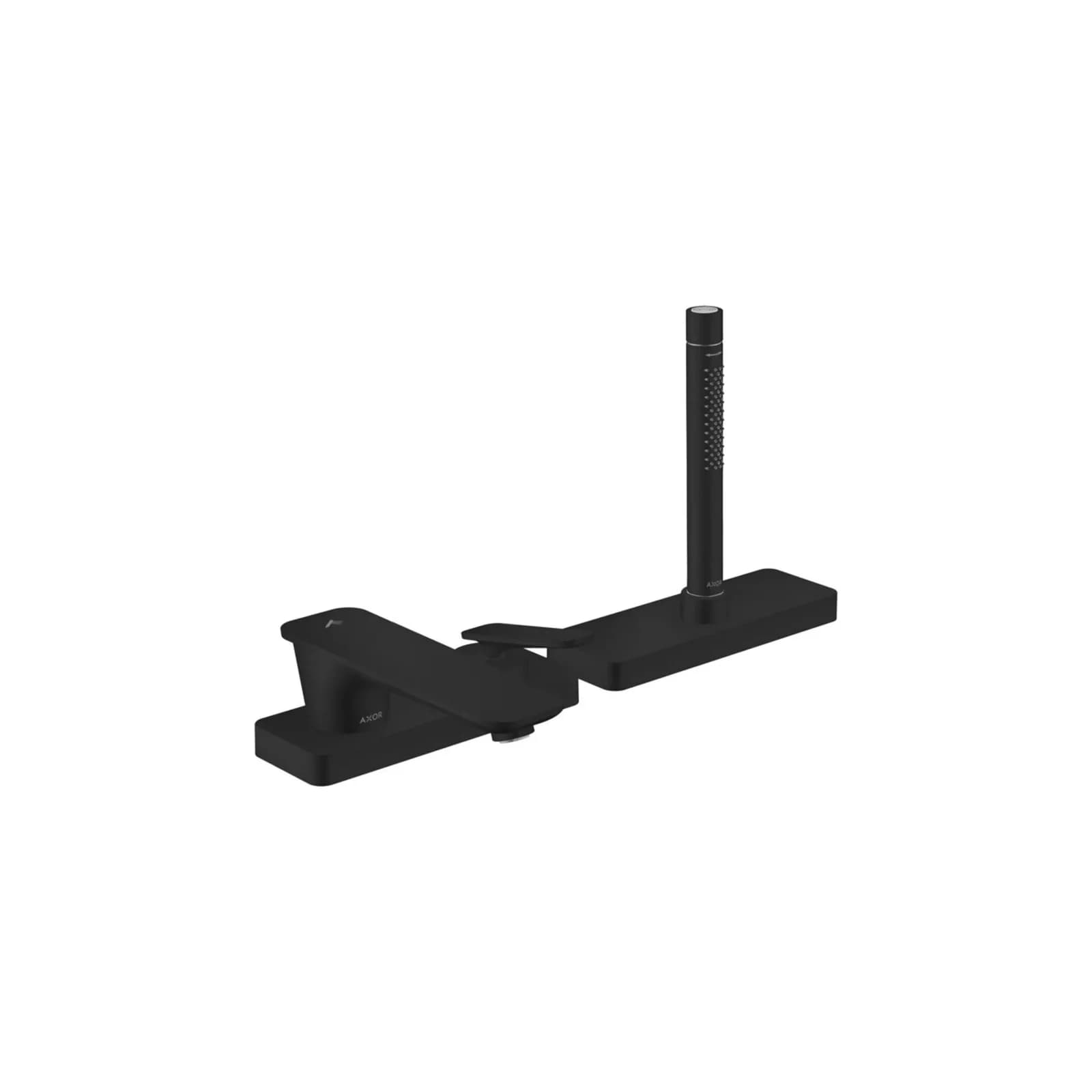 hansgrohe Axor Citterio C 3-Loch Einhebel-Wannenrandarmatur 49430670 ohne Struktur, mattschwarz