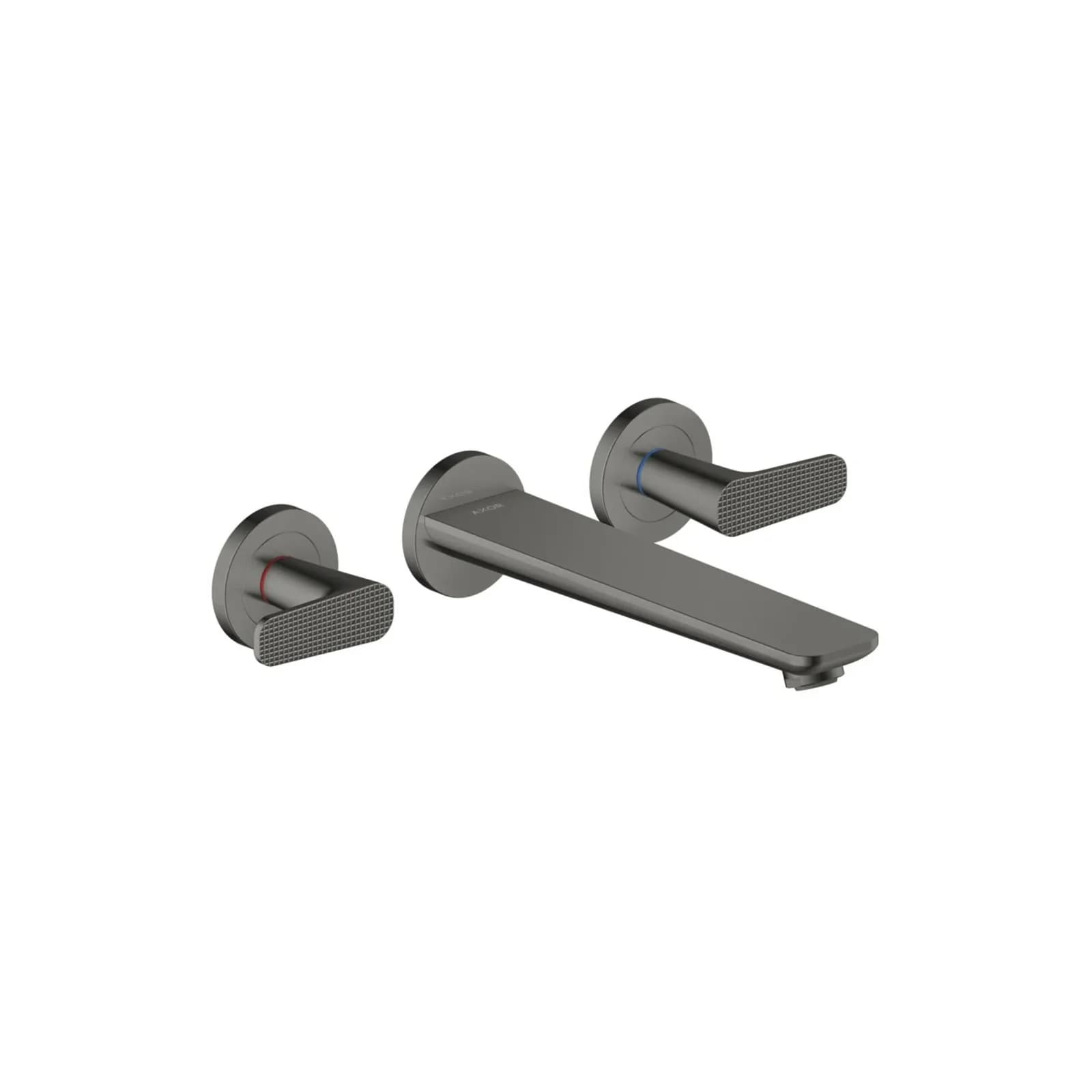 Hansgrohe 3-Loch Wannenarmatur AXOR Citterio C Cubic Cut Polished Black Chrome