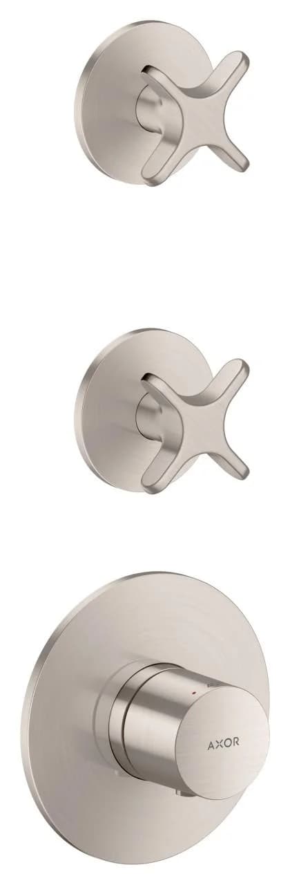 hansgrohe AXOR One Thermostatmodul 48712800 Unterputz 2 Verbraucher Edelstahl