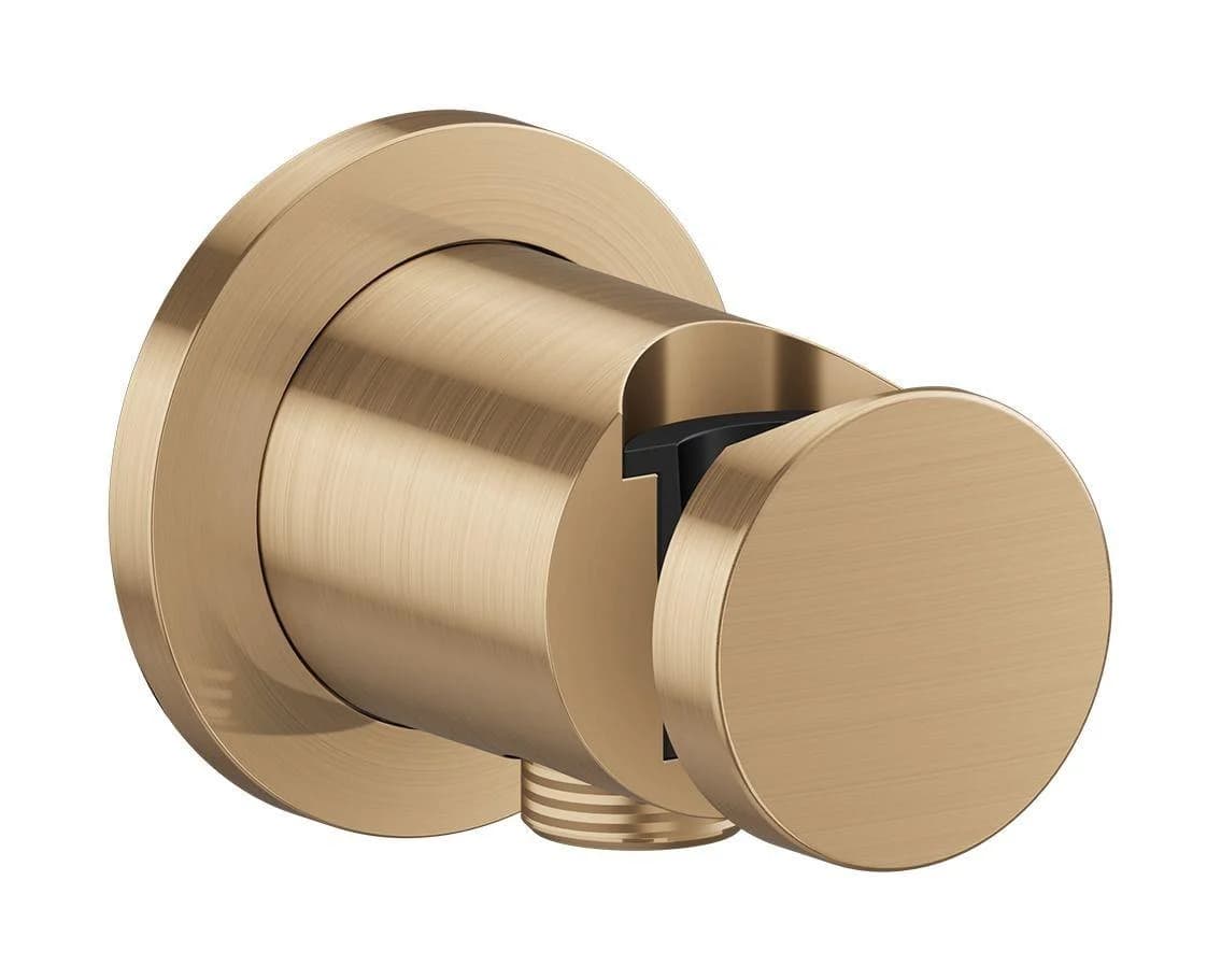 Hansgrohe AXOR One Portereinheit 48780140 rund, G 1/2, integrierte Brausehaltefunktion, brushed bronze