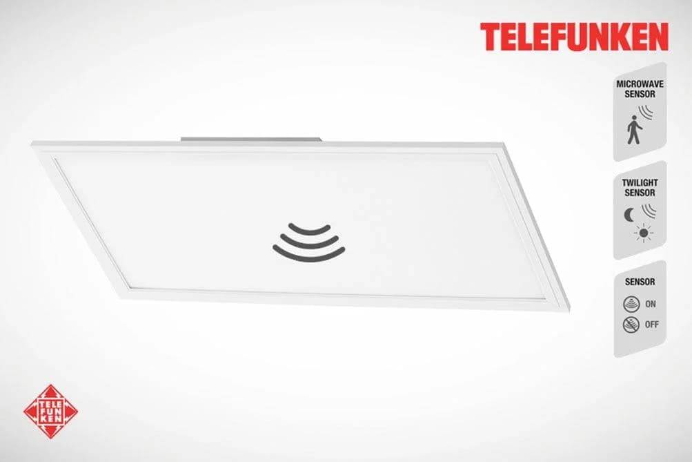 TELEFUNKEN LED Panel KAMA weiß mit Bewegungsmelder