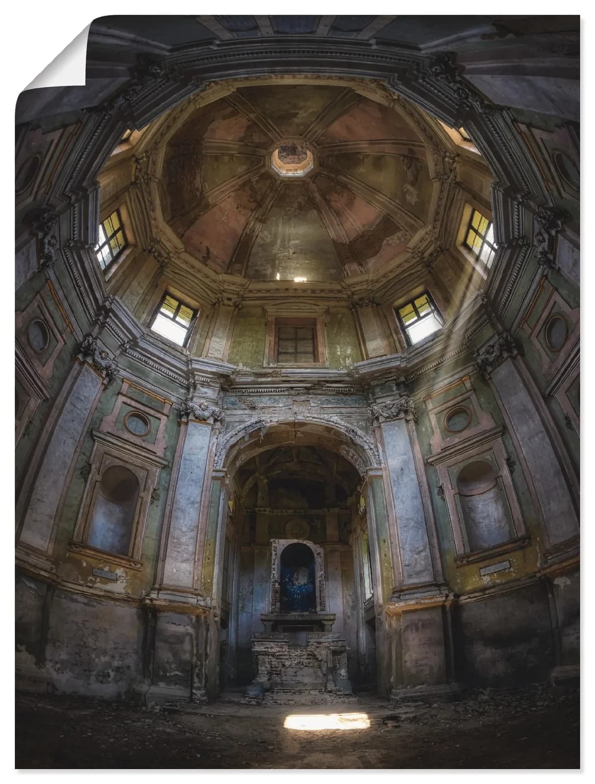 Lost Place Poster - Marode Kirche und Verlassene Orte
