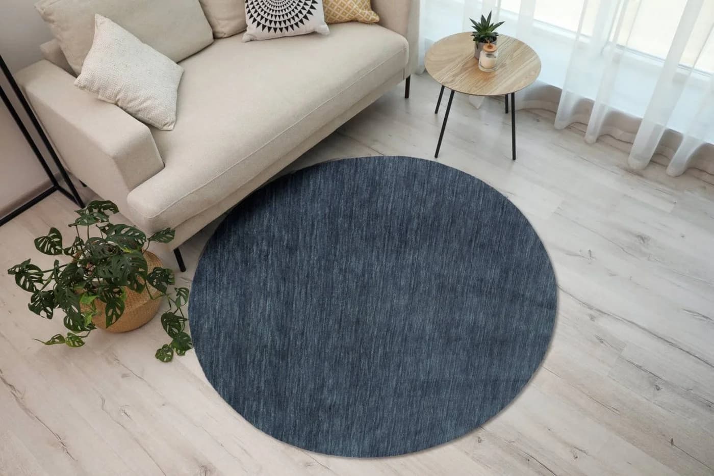 Rug Studios Teppich NONZA Rund Grau Modern - Bild 2