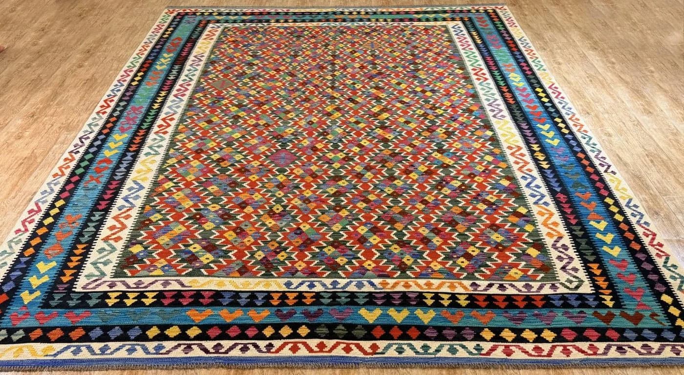 Rug Studios Kelim Teppich Handgefertigt Bunt Orientalisch - Bild 2