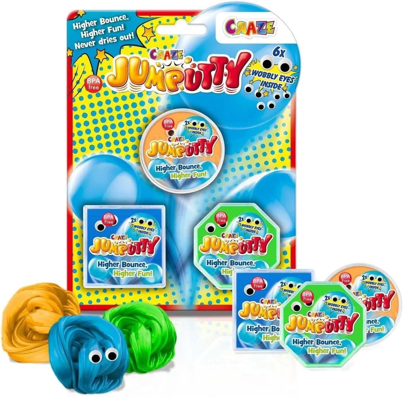 CRAZE Jumputty - Springende Hüpfknete für Kinder - Bild 2